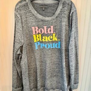 Lane Bryant Charcoal Graphic Sweatshirt
